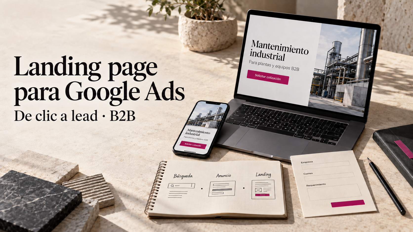 Landing page para Google Ads: qué debe tener para convertir clics en leads